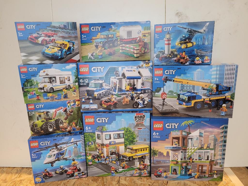 Lego City sets, alle sets zijn nog verzegeld., City, Lego, Nieuw, Ophalen of Verzenden