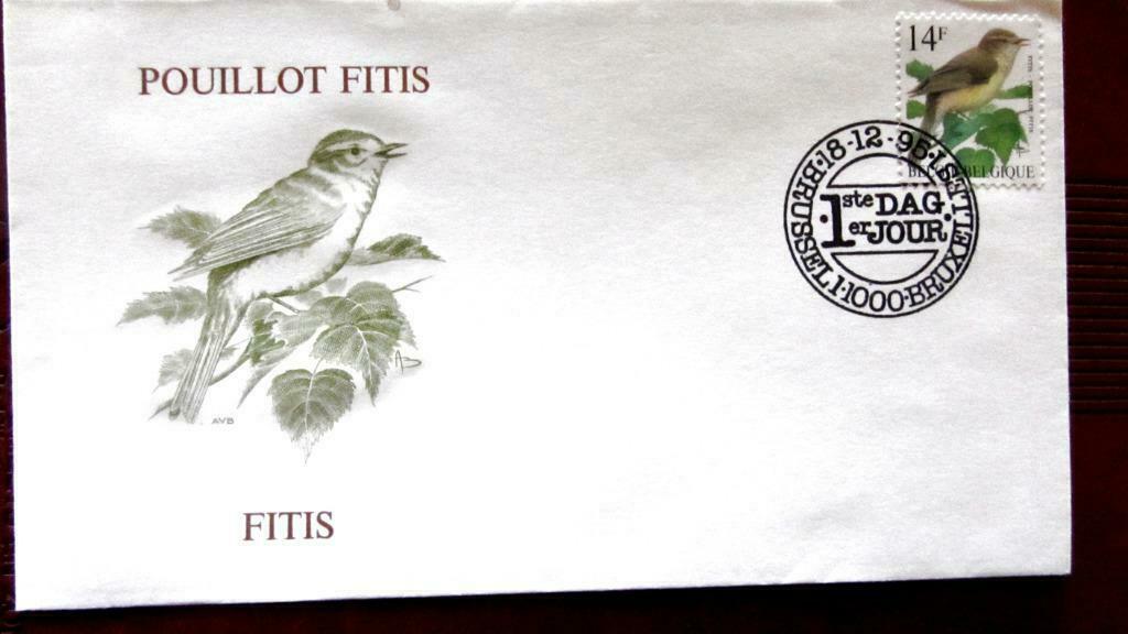 FIRST DAY COVER- VOGELS VAN BUZIN- DE FITIS, Ophalen of Verzenden, Gestempeld, Dier of Natuur