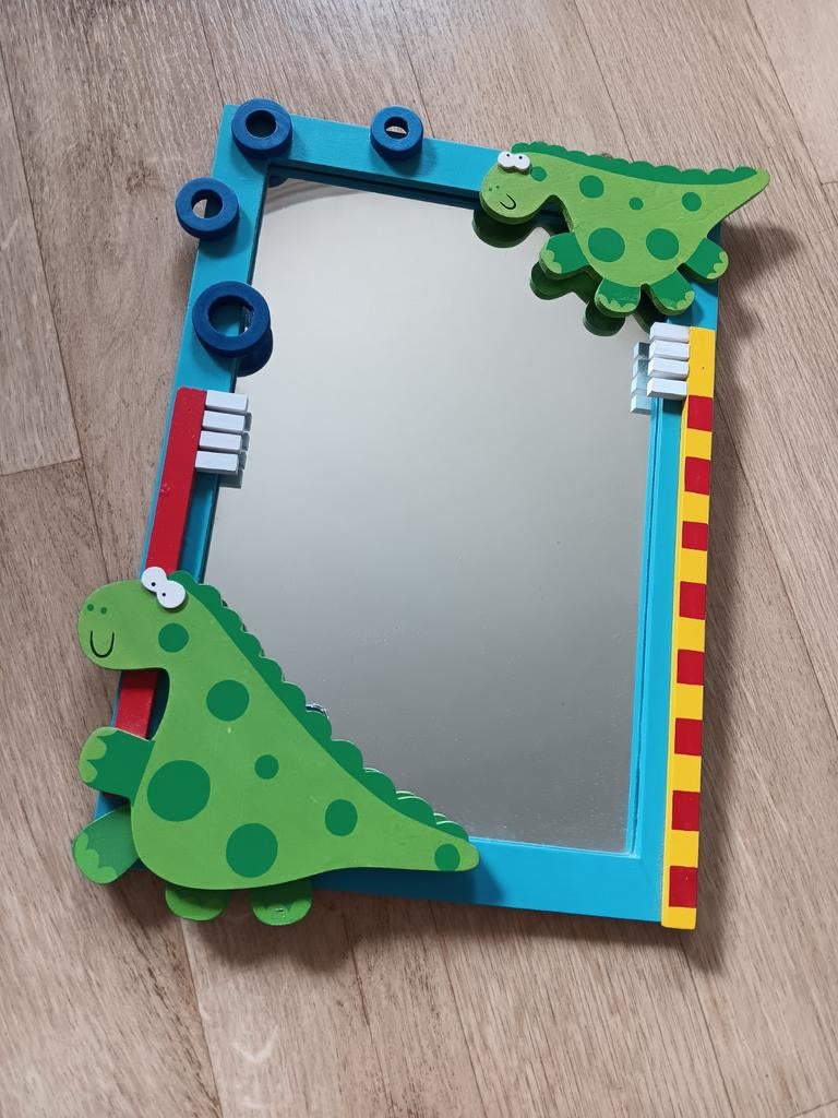 Spiegel voor kinderen: tanden poetsen, Huis en Inrichting, Woonaccessoires | Spiegels, Ophalen of Verzenden, Zo goed als nieuw