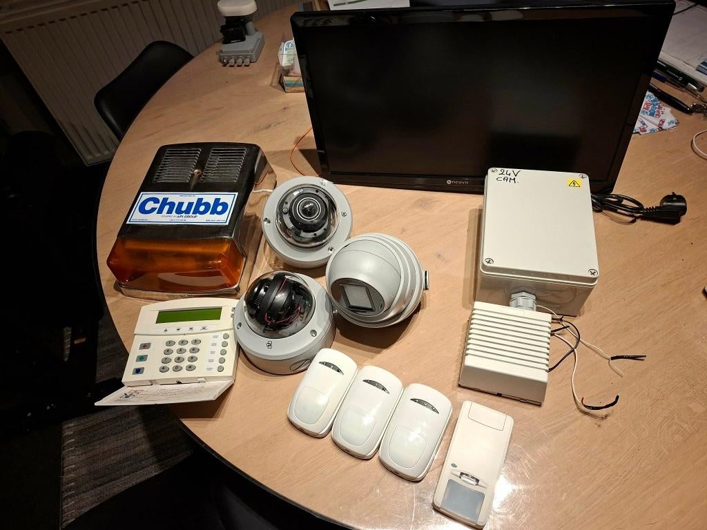 Alarmsysteem, Enlèvement, Utilisé, Système complet