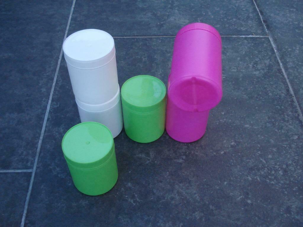 8 Gekleurde opbergpotjes, Ophalen of Verzenden, Nieuw