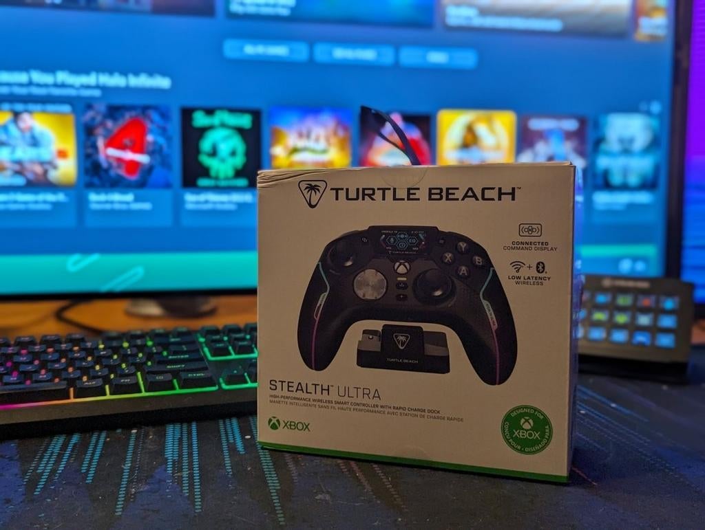 stealth ultra controller turtle beach met rgb.met scherm., Games en Spelcomputers, 1 speler, Ophalen, Zo goed als nieuw, Shooter