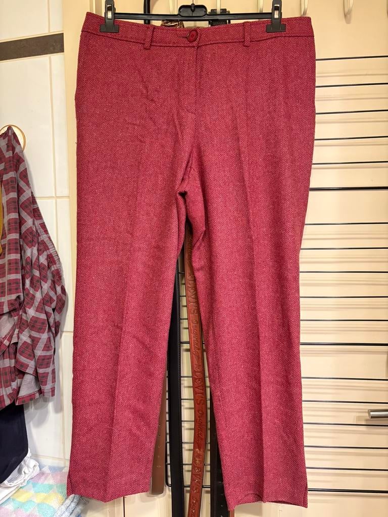 Mooie framboisekleurige broek van Marie Méro (B. 44)., Ophalen, Maat 42/44 (L), Marie Méro, Zo goed als nieuw