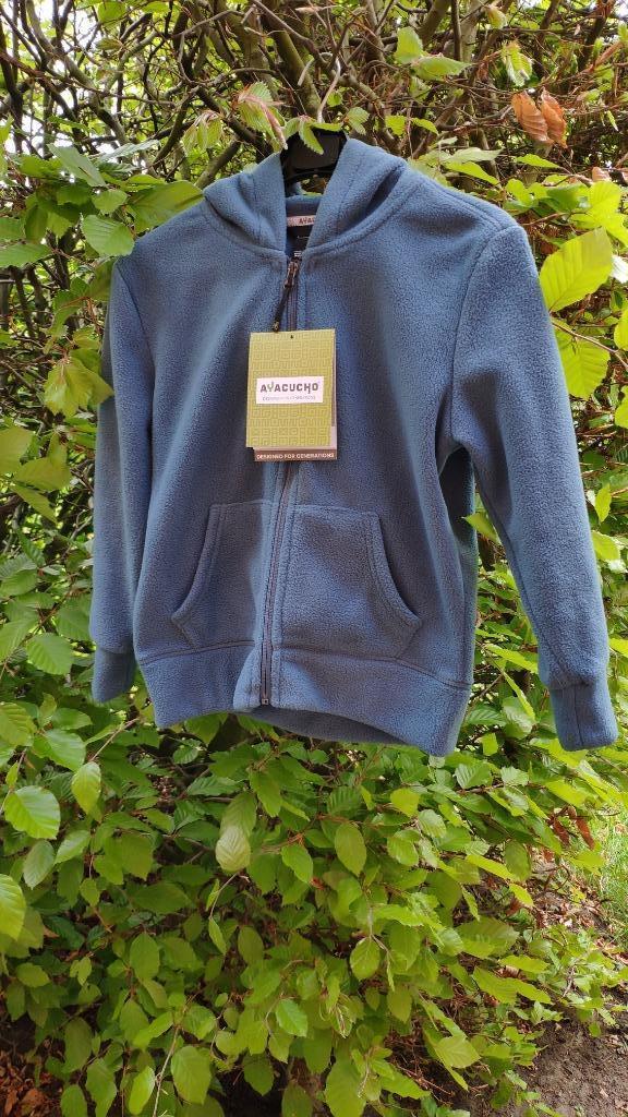 Nieuwe zachte warme fleece vest trui hoody Ayacucho 128, Kinderen en Baby's, Jongen of Meisje, Trui of Vest, Nieuw, Ophalen of Verzenden