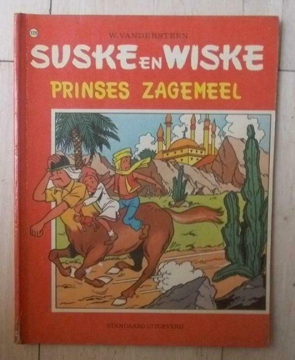 Suske en Wiske nr. 129 - Prinses Zagemeel (1972), Boeken, Ophalen of Verzenden, Gelezen