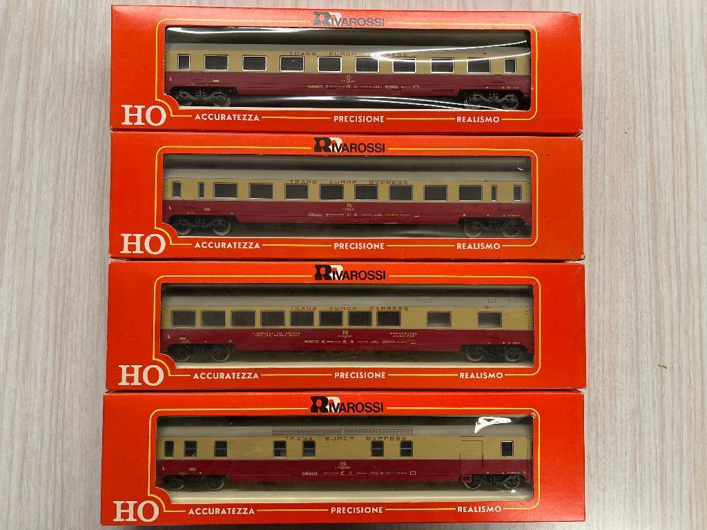 RIVAROSSI  HO   FS TEE  wagens, Overige merken, Gebruikt, Gelijkstroom, Wagon
