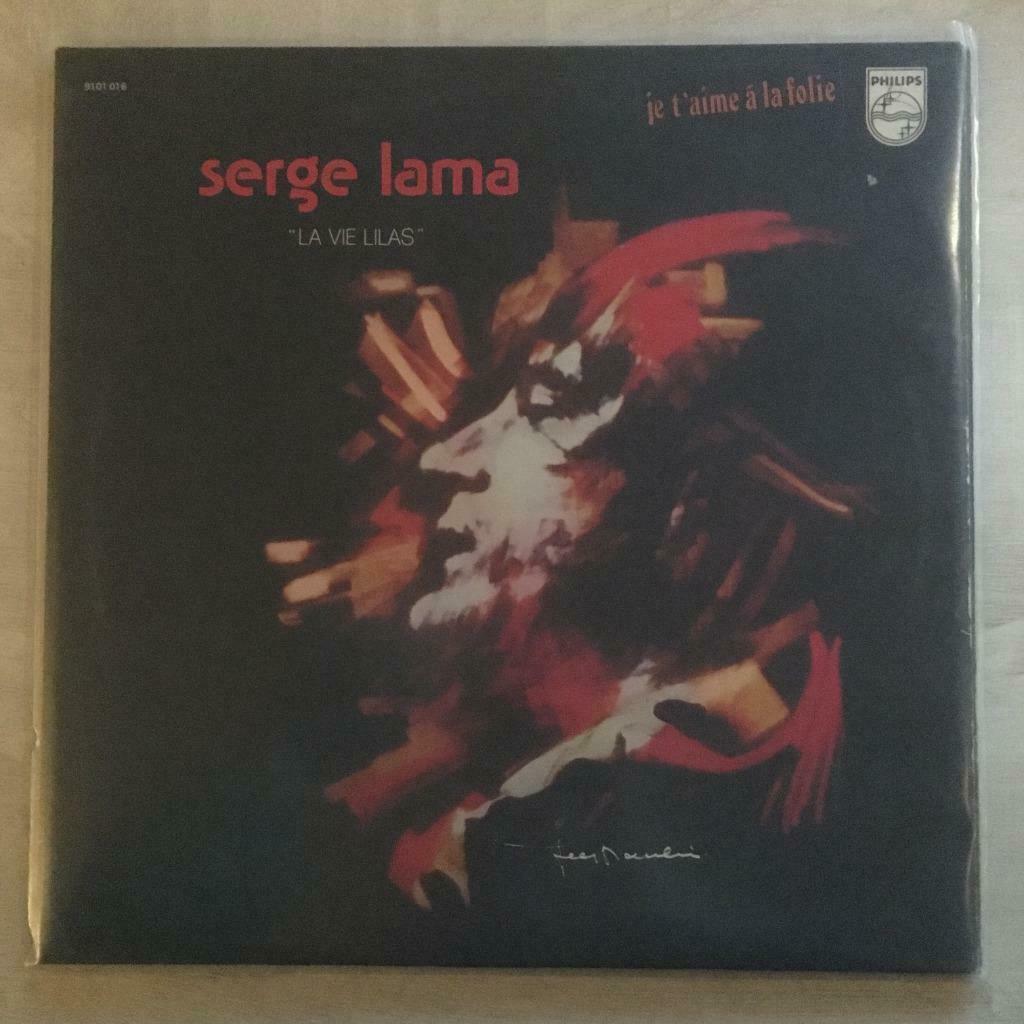 LP Serge Lama - La Vie Lilas (PHILIPS 1975) VG+, Envoi, Utilisé, 12 pouces