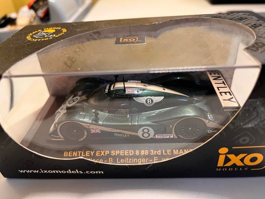 1/43 Bentley Speed 8 24H Mans 2001 IXO, Hobby & Loisirs créatifs, Voitures miniatures | 1:43, Utilisé, Voiture, Enlèvement