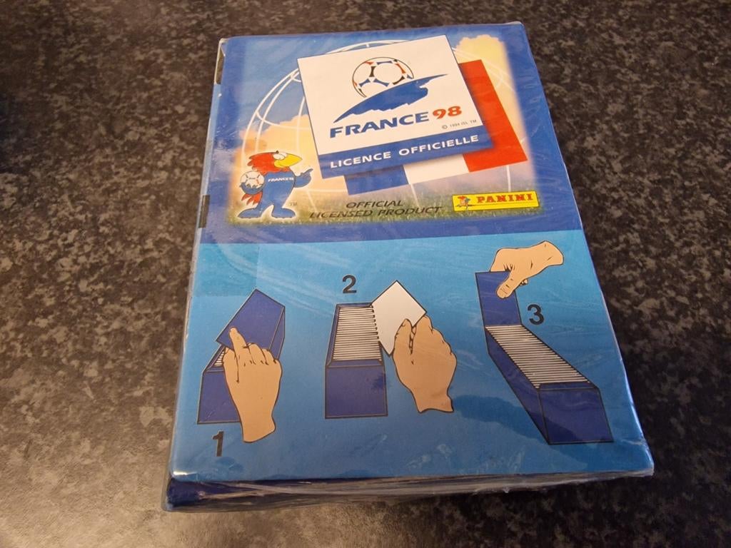 Panini France 98 VERZEGELDE DOOS!