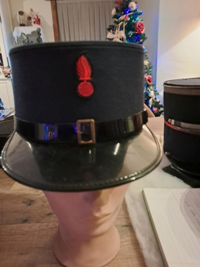 Ancien kepi sapeurs pompiers Français, Enlèvement ou Envoi, Autres, Casque ou Béret