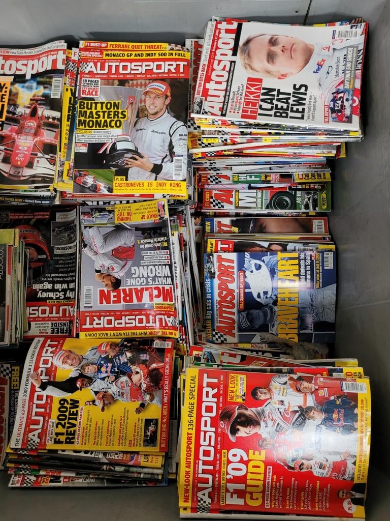 Autosport magazine (groot lot!), Ophalen