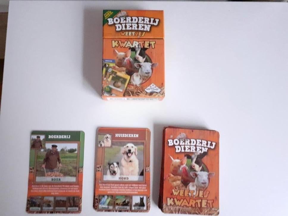Kwartet boerderijdieren, Ophalen of Verzenden, Zo goed als nieuw