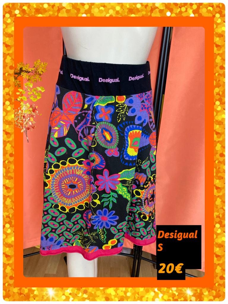 Rok dames S. Desigual, Overige kleuren, Ophalen of Verzenden, Zo goed als nieuw, Knielengte