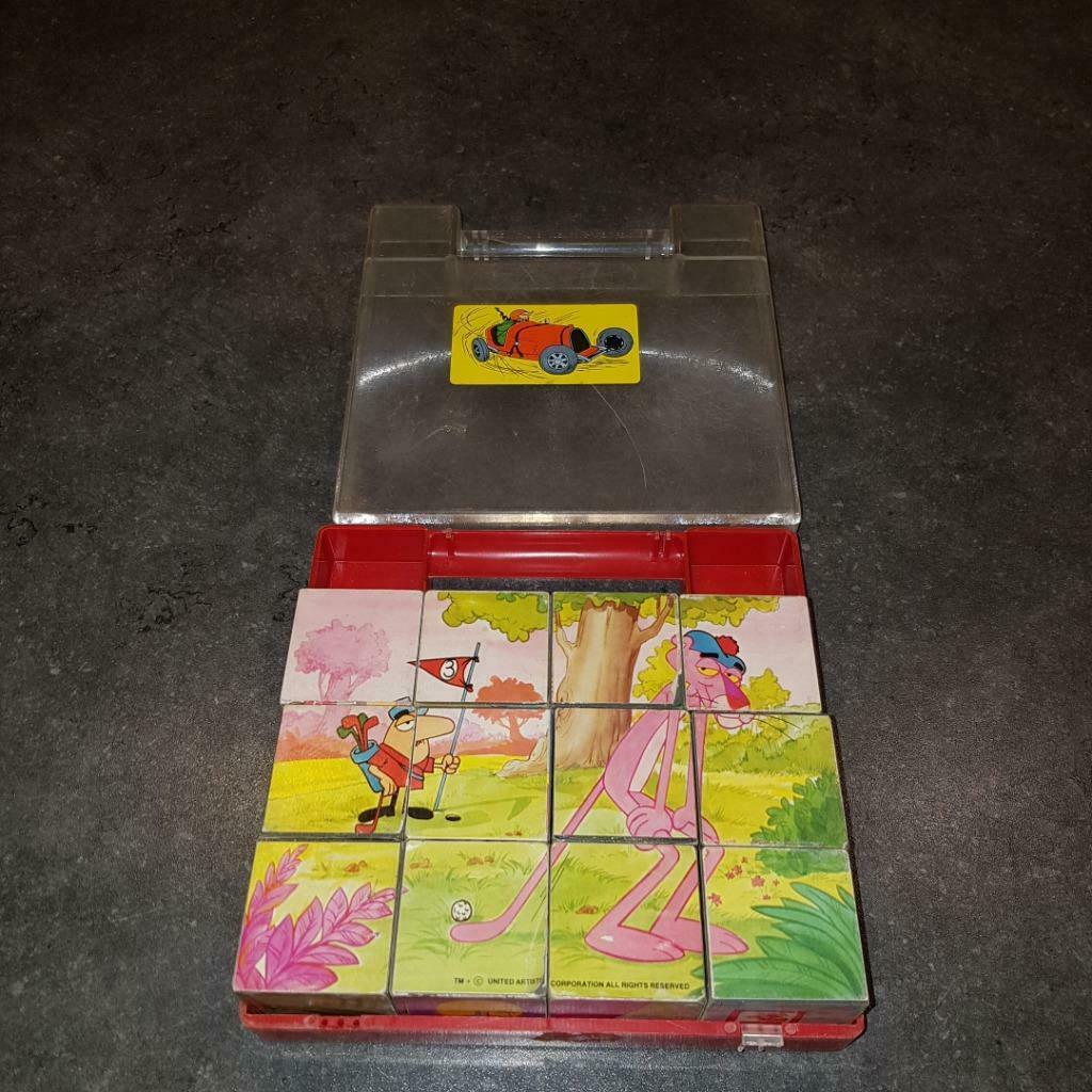 puzzel blokkendoos Pink Panther by Clem Toys-patent pending, Enlèvement, 10 à 50 pièces, Comme neuf