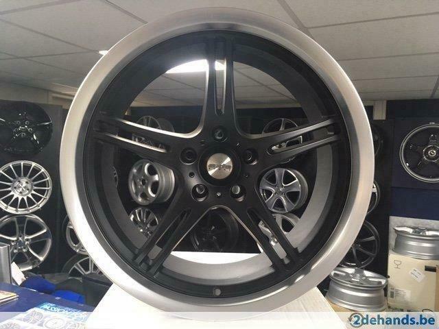 NIEUWE 19 inch 5x112 mat zwart polish aluminium sportvelgen, Autos : Pièces & Accessoires, Pneus & Jantes, Neuf, Enlèvement ou Envoi