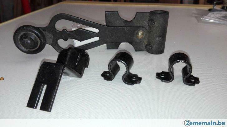 verrou barrière forgée noir (V02), Neuf