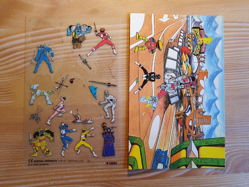 Set de décalcomanies Power Rangers, Enlèvement ou Envoi, Utilisé