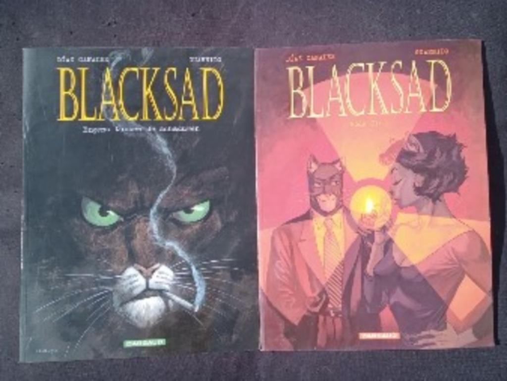 Blacksad "Rode Ziel" + "Ergens tussen de schaduwen", Enlèvement, Comme neuf