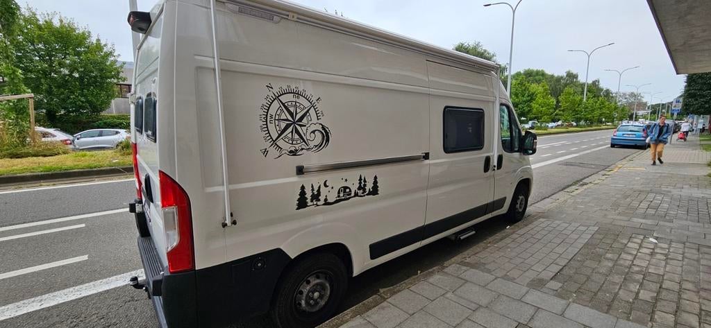 Bestelwagen uitgerust op Citroën Jumper, Caravans en Kamperen, Particulier, Buitenlamp, Koelkast, Airbags