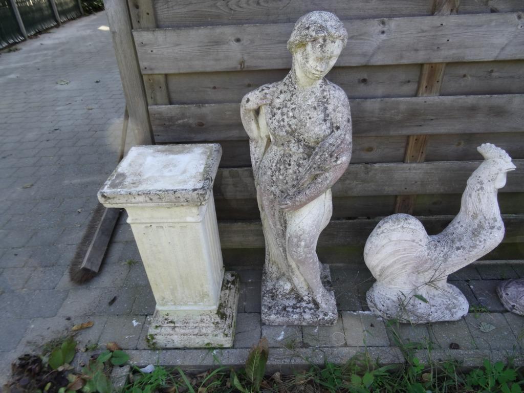 tuinbeelden, Tuin en Terras, Tuinbeelden, Ophalen of Verzenden, Gebruikt, Steen