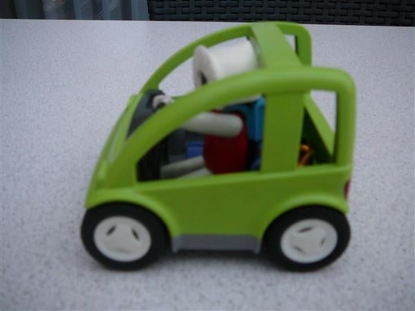 Mooie auto Playmobil met popje, Ophalen of Verzenden, Gebruikt, Complete set