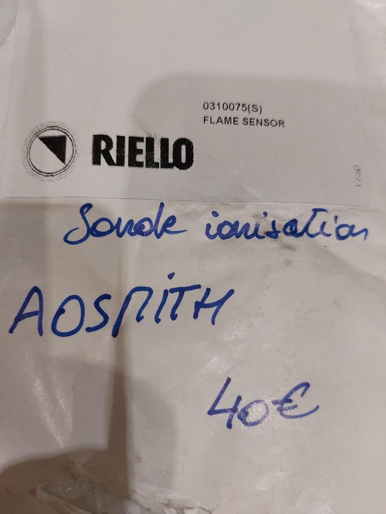 Sonde ionisation Riello, Ophalen