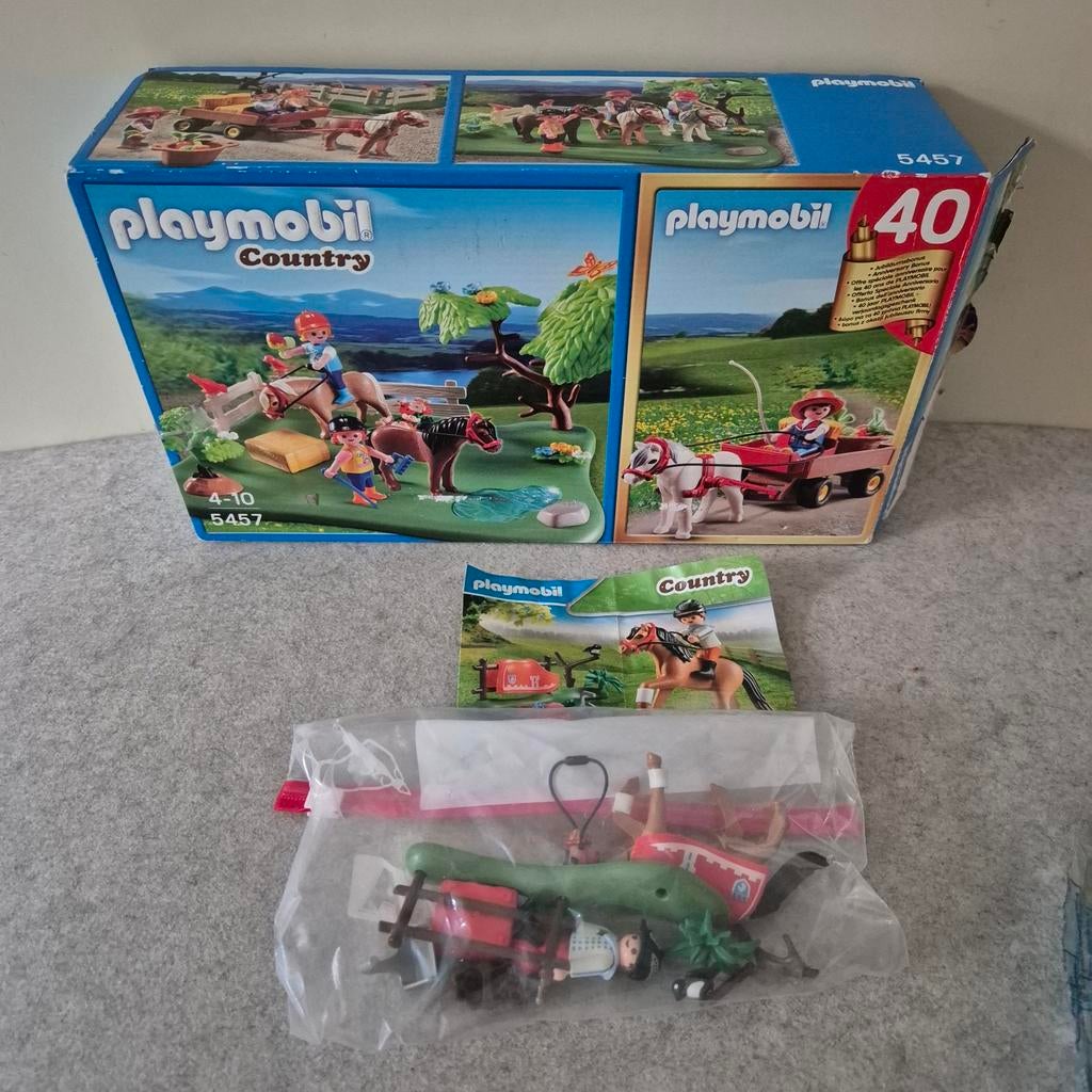 Playmobil doos 5457 ponyweide en 70516 verzamelpony, Kinderen en Baby's, Ophalen of Verzenden