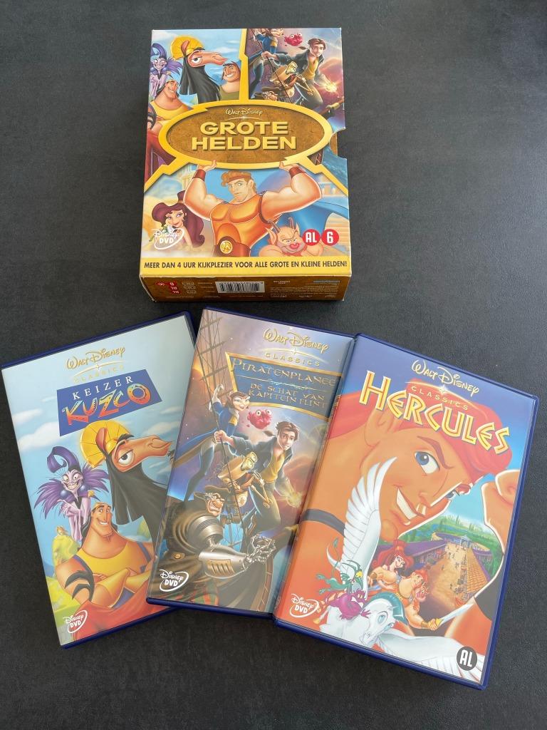 DVD box Grote helden Walt Disney /1, Cd's en Dvd's, Gebruikt, Tekenfilm, Alle leeftijden, Boxset
