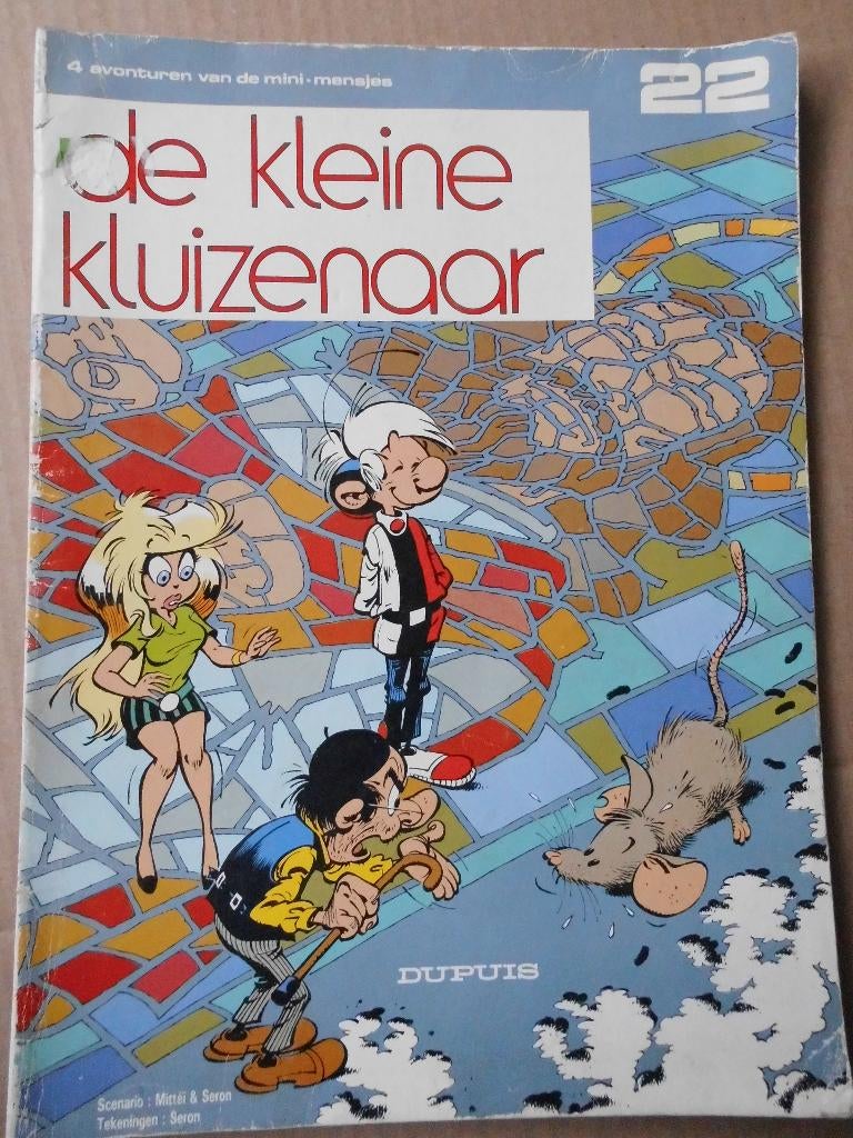 De Mini-Mensjes - De kleine kluizenaar, Boeken, Gelezen, Pierre Seron, Eén stripboek, Ophalen of Verzenden