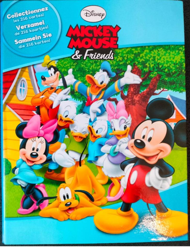 Mickey album met 216 afbeeldingen, Ophalen, Zo goed als nieuw, Boek of Catalogus