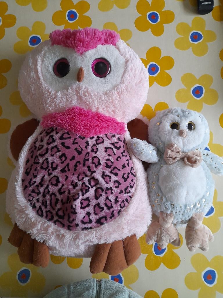 2 uilen: mooie knuffels, Kinderen en Baby's, Speelgoed | Knuffels en Pluche, Ophalen of Verzenden