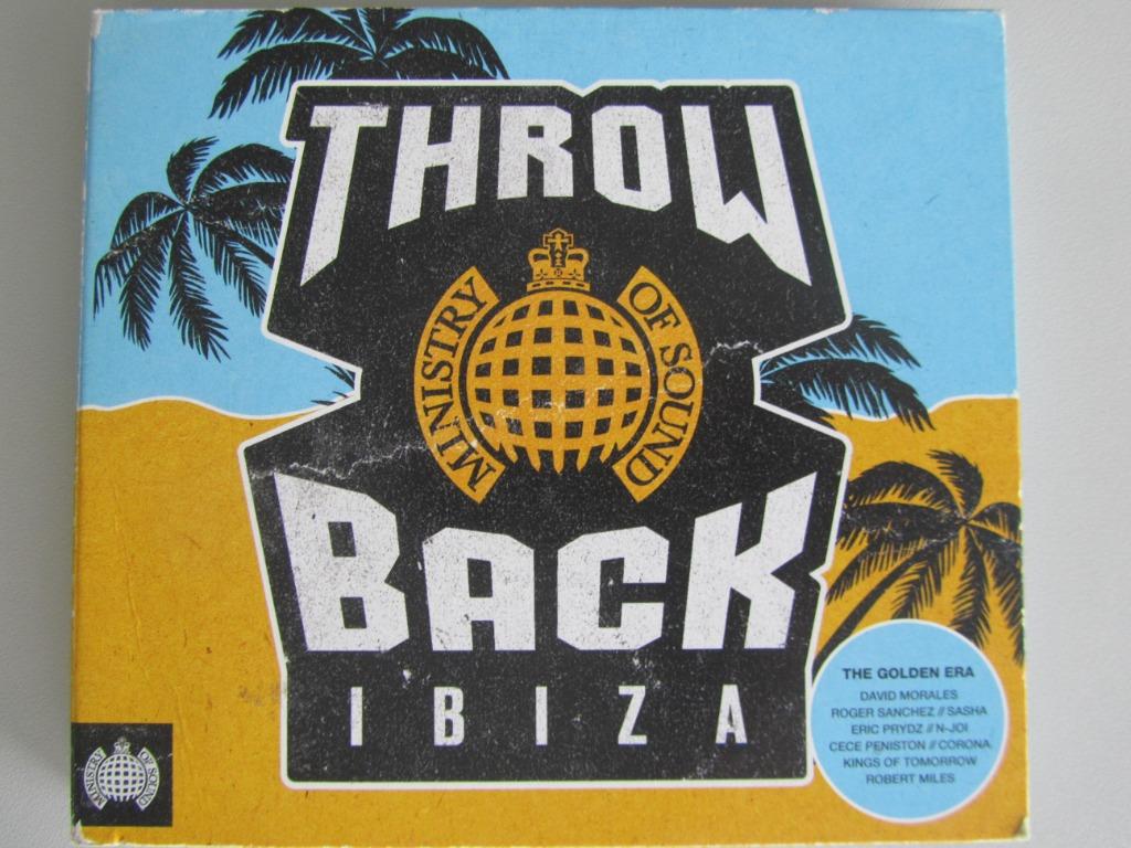 3CDBOX THROW BACK IBIZA (60 tracks)(MInistry Of Sound), Ophalen of Verzenden, Gebruikt