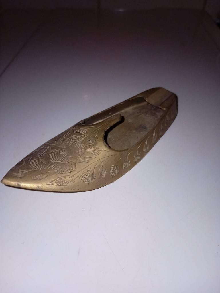 koperen pantoffel beeldje maroc, Ophalen of Verzenden, Gebruikt, Overige typen