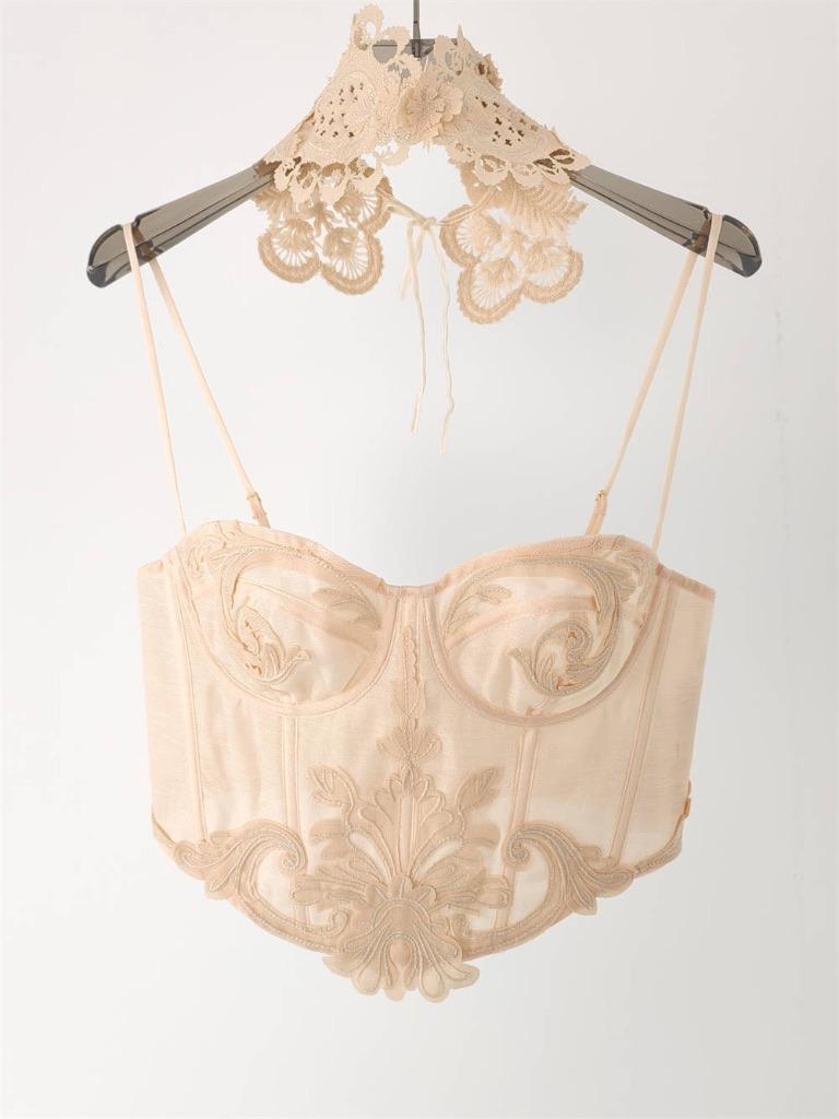 Silk linnen corset Zimmermann, Overige typen, Verzenden, Beige, Zimmermann