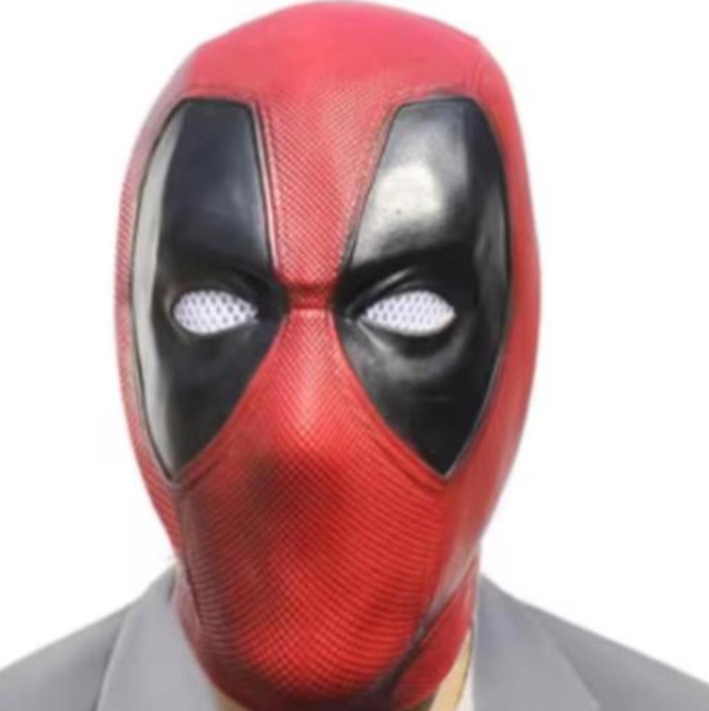 Deadpool full face latex masker, Hobby en Vrije tijd, Ophalen of Verzenden, Nieuw