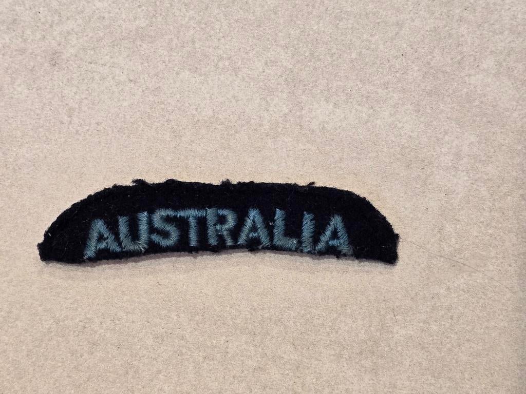Schouderbadge voor uniform Australische eenheden, Ophalen