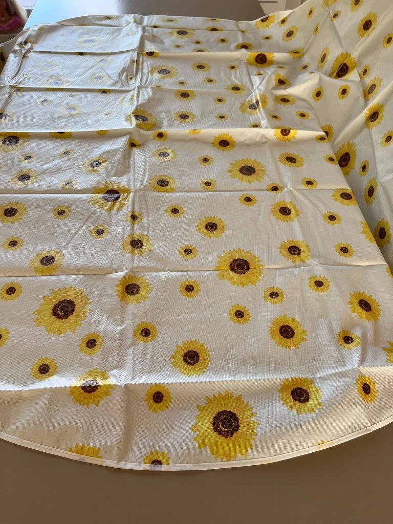 tafelkleed rond, Ophalen, Rond