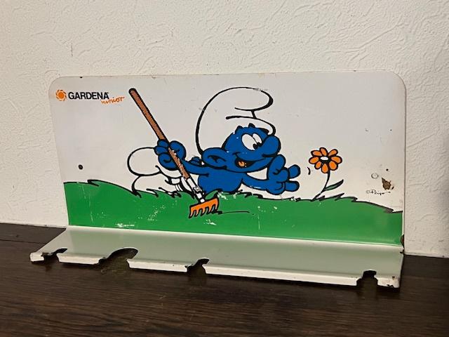 Gardena speelgoed rekje voor tuingereedschap De Smurfen, Verzamelen, Ophalen, Smurfen