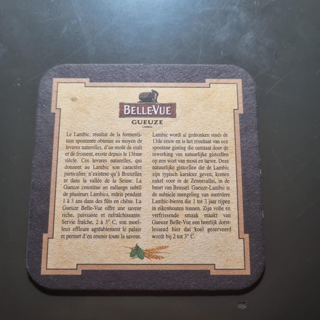 Sous Bock Belle-Vue (modèle 14), Ophalen of Verzenden, Gebruikt, Viltje(s), Overige merken