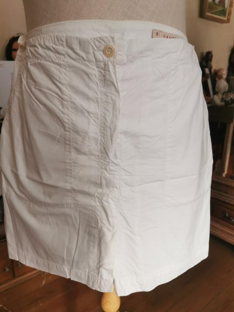 Jupe courte blanche de Hampton Bays, Enlèvement ou Envoi, Comme neuf, Taille 38/40 (M), Blanc