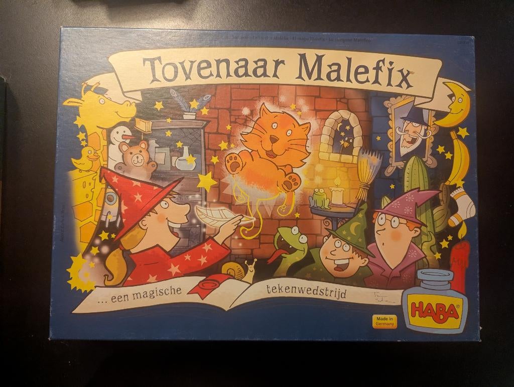 Bordspel Tovenaar Malefix (barricade), Een of twee spelers, Ophalen, Gebruikt, HABA