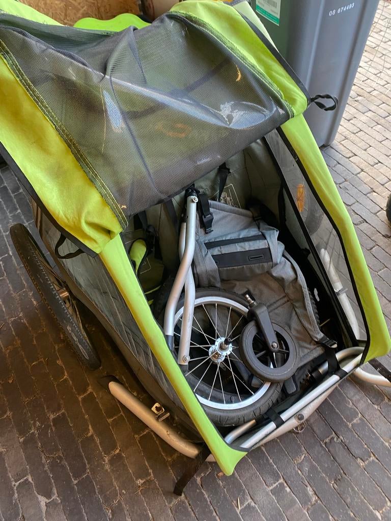Fietskar, Enlèvement, Comme neuf, Remorque pour enfant