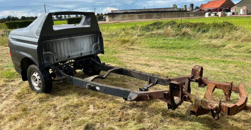 Ssangyong Actyon achterkant en kadan, Ophalen, Gebruikt, Ssangyong