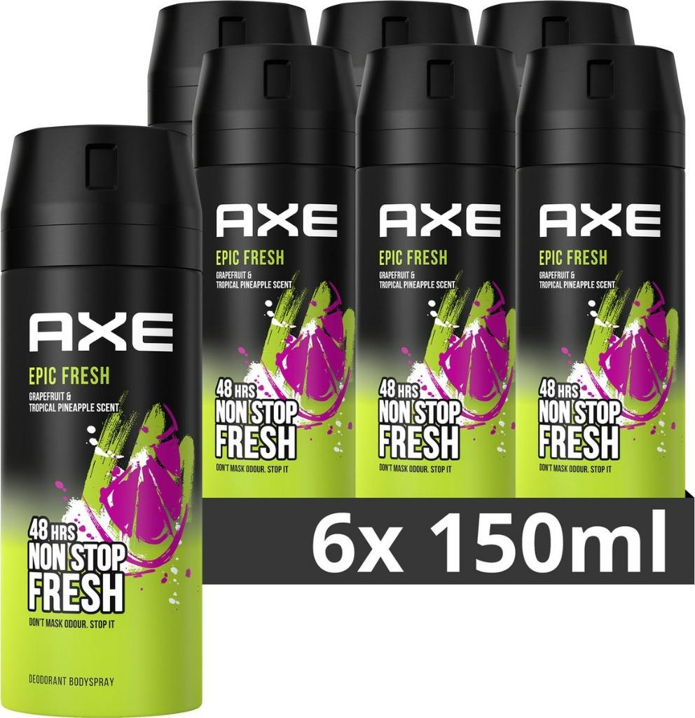 AXE Epic Fresh Deodorant Bodyspray - 6 x 150 ml, Ophalen, Nieuw
