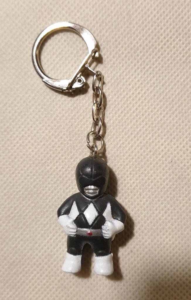 sleutelhanger Power Rangers zwart 3.5 cm, Verzamelen, Ophalen of Verzenden, Gebruikt