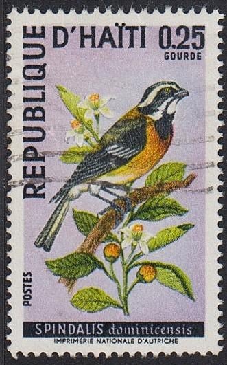 1969 - HAÏTI - Oiseaux indigènes [Y&T 632 - Scott 614], Envoi, Affranchi, Amérique centrale