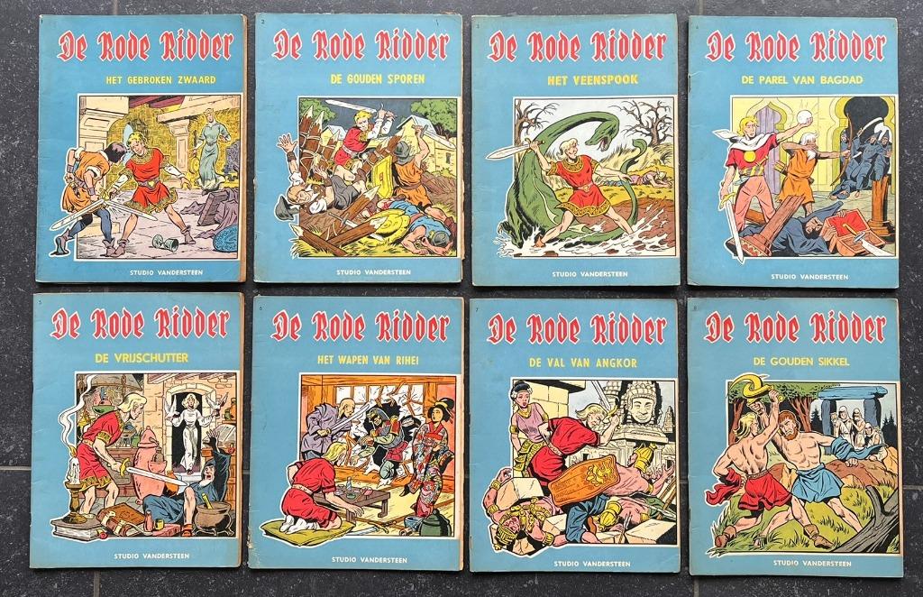 31 x De Rode Ridder - 29 x 1ste druk, Meerdere stripboeken, Ophalen of Verzenden, Willy Vandersteen