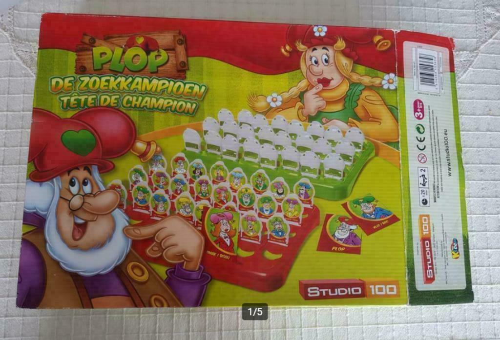 Plop spel - de zoekkampioen - Studio 100 (wie is het), Hobby en Vrije tijd, Ophalen of Verzenden, Zo goed als nieuw