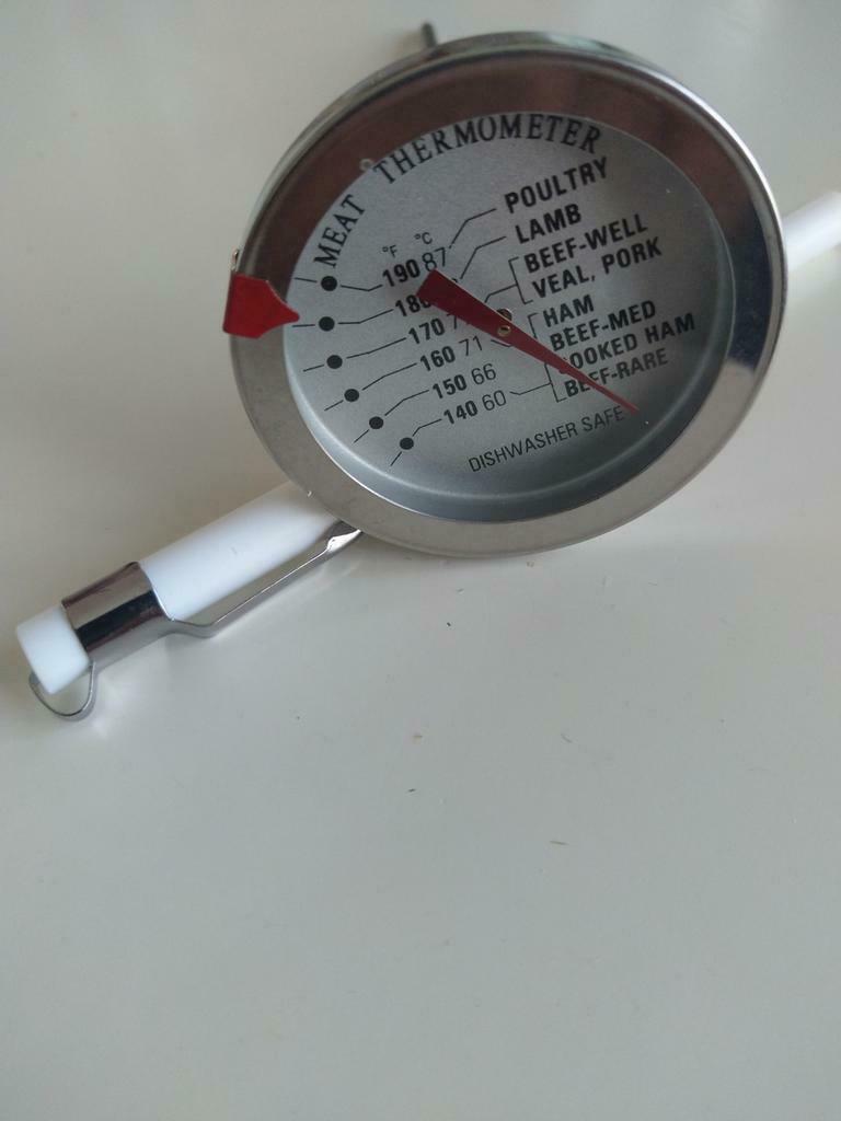 Vleesthermometer gloednieuw RVS, Ophalen of Verzenden, Zo goed als nieuw
