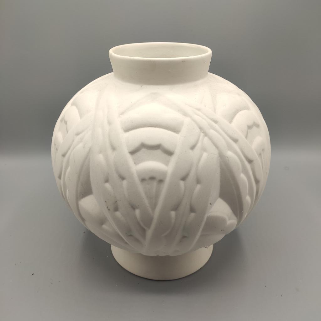 Vase blanc de réédition Boch Catteau, Enlèvement ou Envoi